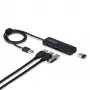 StarTech.com 4-poorts USB-A hub, 5 Gbit/s, busgevoed, USB-A naar 4x USB-A mini hub, extra lange 61 cm hostkabel, PCR-kunststof, draagbare desktop-/laptop-USB-hub