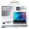 StarTech.com 4-poorts USB-C hub, 5 Gbit/s, busgevoed, USB-C naar 4x USB-A mini hub, extra lange 61 cm hostkabel, PCR-kunststof, draagbare desktop-/laptop-USB-hub