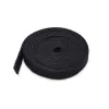 StarTech.com 75ft (22,8m) klittenband rol, 12,7mm breed, zwart, op maat te knippen herbruikbare kabelbinders, bevestigingsband, aanpasbare stofwikkels, grootformaat rol