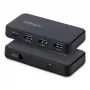 StarTech.com 4-poorts USB-C en USB-A hub, 5Gbps, zelfgevoed, 2-in-1 USB-C en USB-A hostkabel, 1x USB-C en 3x USB-A (1x BC 1.2), 36W voeding inbegrepen