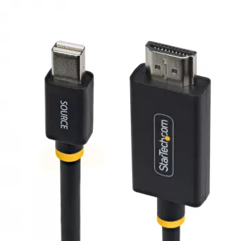 StarTech.com 1m (3ft) Mini DisplayPort naar HDMI adapterkabel, 4K 60Hz met HBR3/HDCP 2.3/DPCP, MDP naar HDMI 2.0, actieve videoconverter, Mini DisplayPort desktop naar HDMI monitor