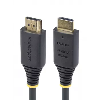 StarTech.com 2,4m Premium gecertificeerde High Speed HDMI-kabel, 4K 60Hz/1440p 144Hz, HDR10/HDCP 2.2/ARC, 18Gbit/s, UHD HDMI 2.0 kabel voor tv/monitor/display, TPE-mantel