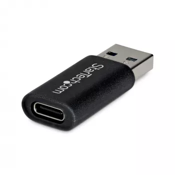 StarTech.com USB-A naar USB-C adapter, USB-A stekker naar USB-C bus converter, USB 10Gbps, 5V 900mA, USB naar USB-C adapter voor USB-A opladers/hubs