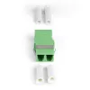StarTech.com LC naar LC koppeling 10-pack, OS2 Singlemode SC-footprint LC-glasvezelkoppeling zonder flens, LC/APC duplex adapter