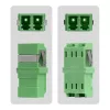 StarTech.com LC naar LC koppeling 10-pack, OS2 Singlemode SC-footprint LC-glasvezelkoppeling zonder flens, LC/APC duplex adapter