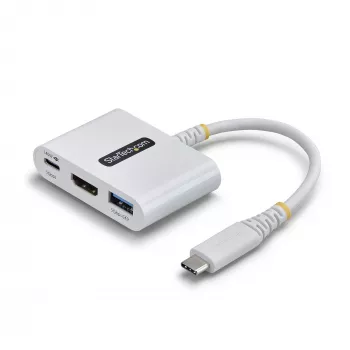 StarTech.com USB-C naar HDMI multiport adapter met 140W PD-laden, 4K 60Hz HDMI, USB 5Gbit/s hub, mini-dock voor MacBook / Dell / Thinkpad / HP / iPad / tablets