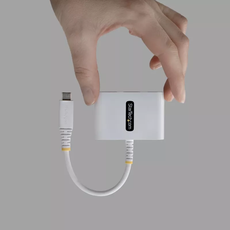 StarTech.com USB-C naar HDMI multiport adapter met 140W PD-laden, 4K 60Hz HDMI, USB 5Gbit/s hub, mini-dock voor MacBook / Dell / Thinkpad / HP / iPad / tablets