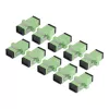 StarTech.com SC naar SC koppelaar 10-pack, OS2 Singlemode SC glasvezelkoppelaar met flens, SC/APC simplex adapter