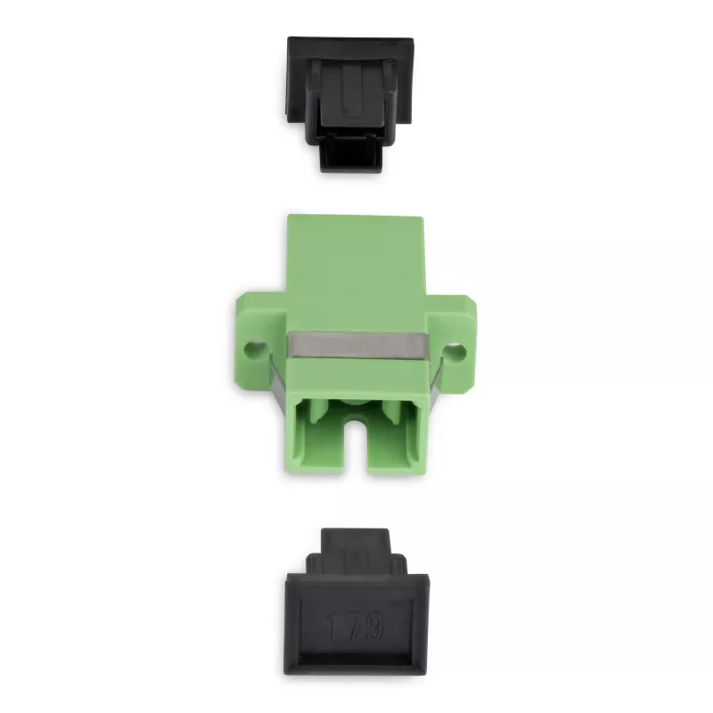 StarTech.com SC naar SC koppelaar 10-pack, OS2 Singlemode SC glasvezelkoppelaar met flens, SC/APC simplex adapter