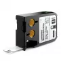DYMO XTL gelamineerde draad-/kabelmarkering | 21 mm x 39 mm | zwart op wit