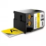 DYMO XTL allround vinyl etiketten | 54 mm x 7 m | zwart op geel