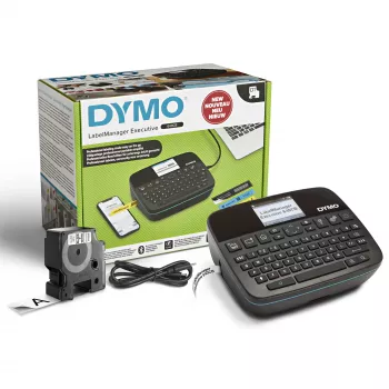 DYMO LabelManager Executive 640 CB Draagbare labelprinter | Compacte labelmachine met QWERTY-toetsenbord | Bluetooth- en USB-connectiviteit | Compatibel met D1 standaard- en robuuste labels