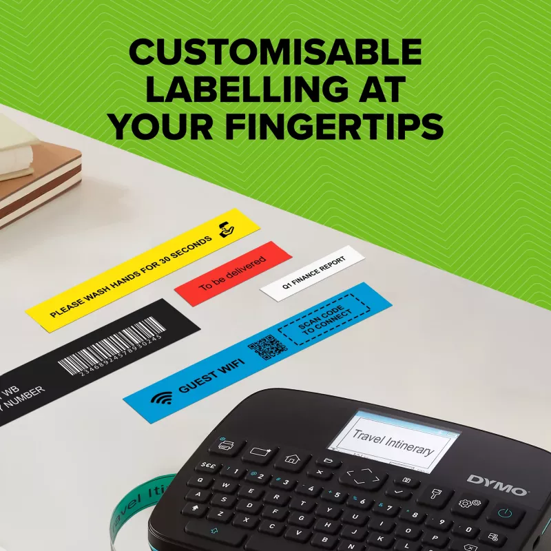 DYMO LabelManager Executive 640 CB Draagbare labelprinter | Compacte labelmachine met QWERTY-toetsenbord | Bluetooth- en USB-connectiviteit | Compatibel met D1 standaard- en robuuste labels