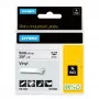 DYMO Rhino Industriële vinyllabels | 9 mm x 5,5 m | Zwarte opdruk op wit | Zelfklevend | voor Rhino- en LabelManager-labelprinters