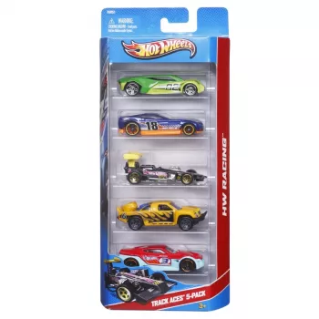 Hot Wheels 5-pack assortiment, voertuigset, 3 jaar, diverse kleuren