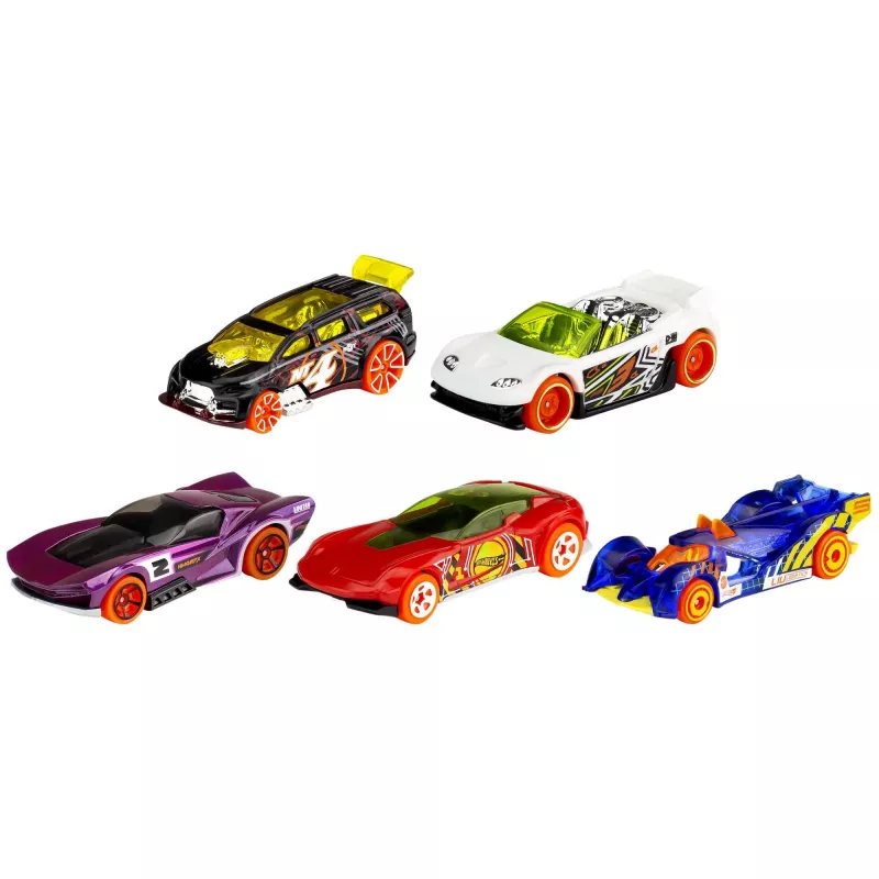 Hot Wheels 5-pack assortiment, voertuigset, 3 jaar, diverse kleuren