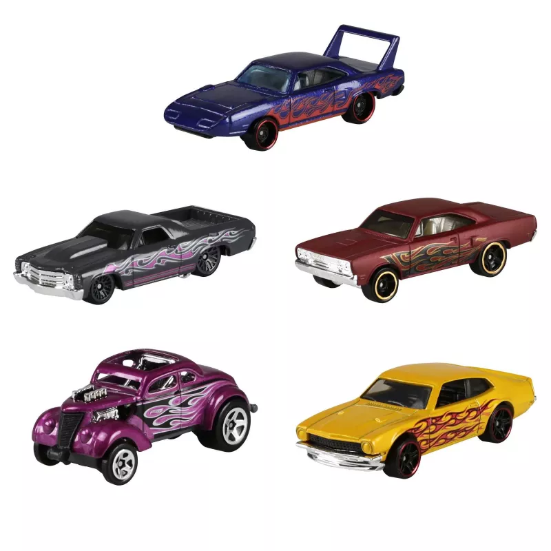 Hot Wheels 5-pack assortiment, voertuigset, 3 jaar, diverse kleuren