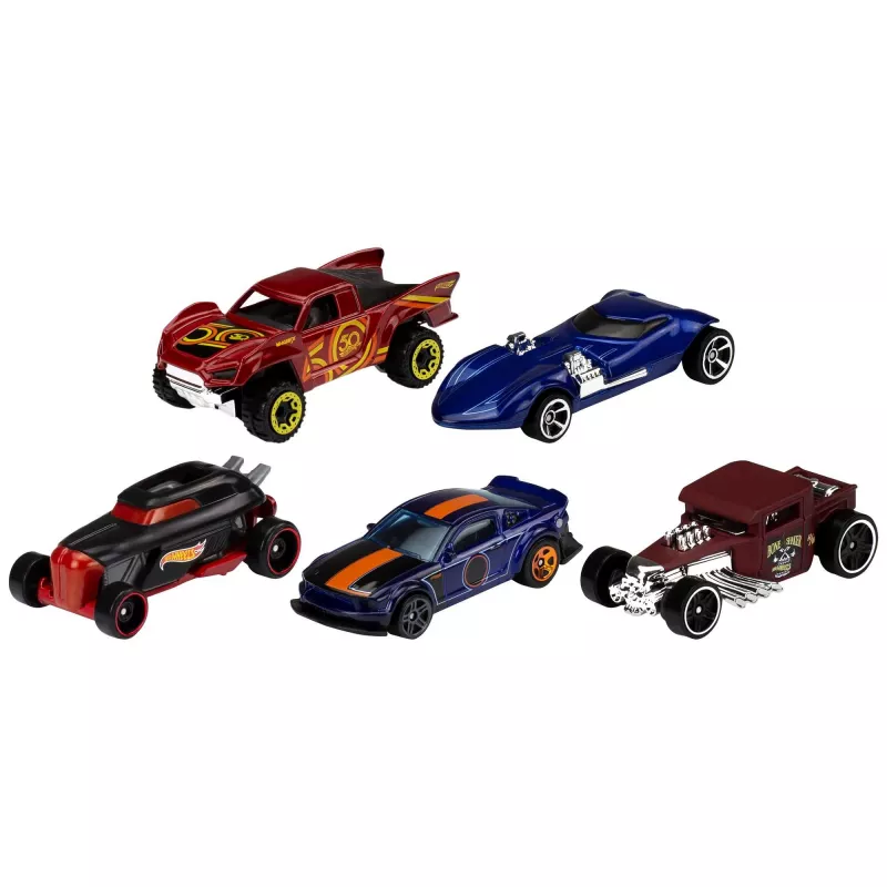 Hot Wheels 5-pack assortiment, voertuigset, 3 jaar, diverse kleuren