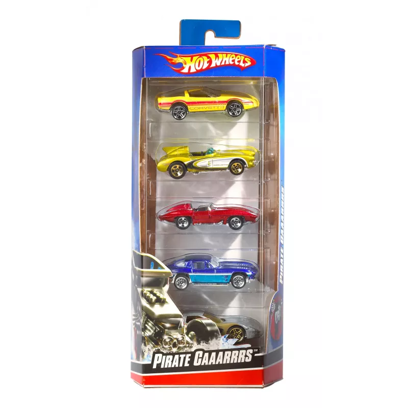Hot Wheels 5-pack assortiment, voertuigset, 3 jaar, diverse kleuren