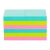 3M 622-12SS-MIA plaknotities vierkant blauw, roze, geel zelfklevend