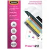 Fellowes A4 Glossy 250 micron lamineerhoezen – 100-pack, glanzend, transparant, A4, 0,25 mm, 210 mm, 1 mm