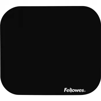 Fellowes premium muismat - zwart, zwart, monochromatisch, polyester, rubber