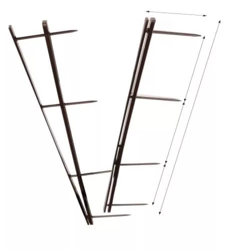 GBC VeloBind bindstrips 45 mm zwart (25), zwart, A4, 45 mm, 297 mm, 25 stuks