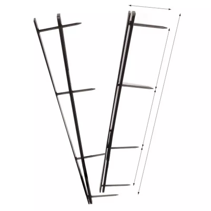 GBC VeloBind bindstrips 45 mm zwart (25), zwart, A4, 45 mm, 297 mm, 25 stuks