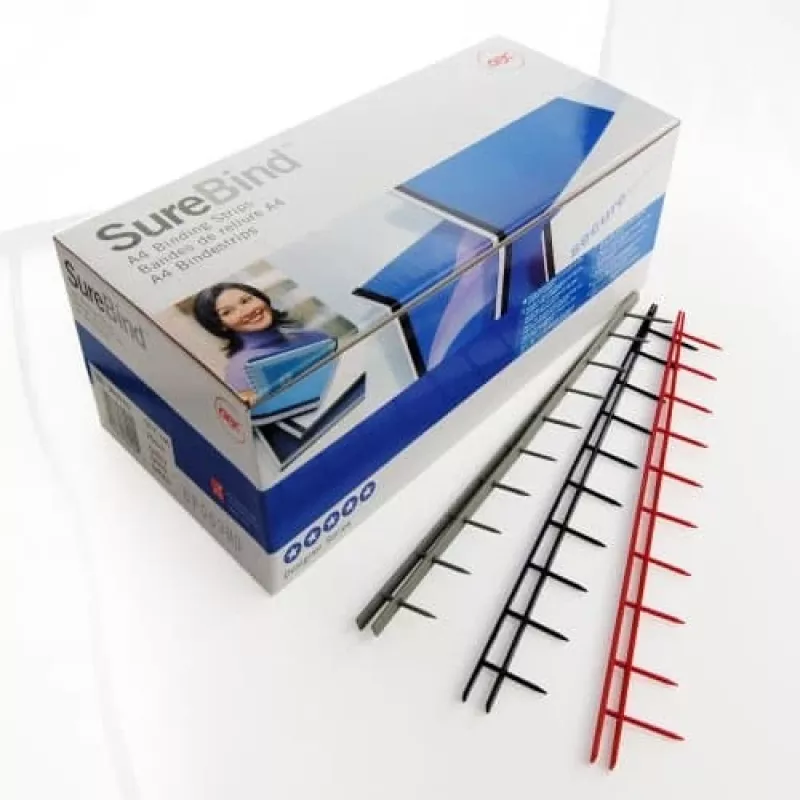GBC SureBind bindstrips A4 grijs 25 mm (100), grijs, 297 mm