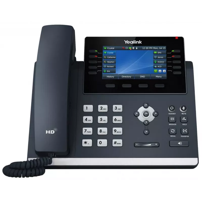 Yealink SIP-T46U IP-telefoon grijs LCD Wi-Fi