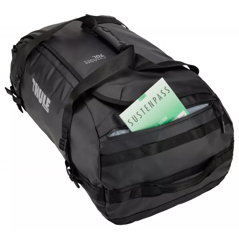 Thule Chasm TDSD303 zwart reistas 70 L polyester
