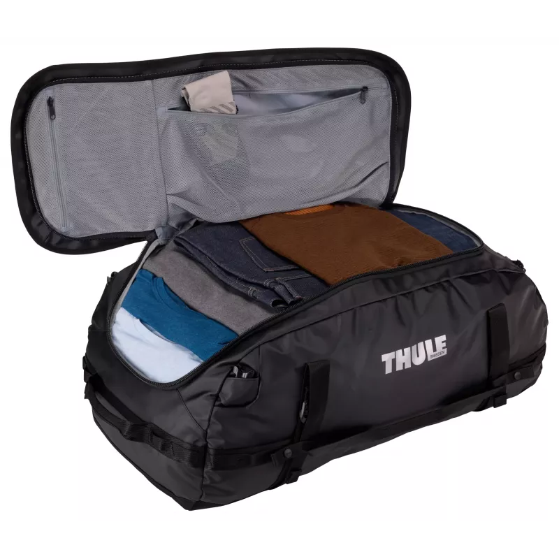 Thule Chasm TDSD304 zwart zeilzak 90 L polyester