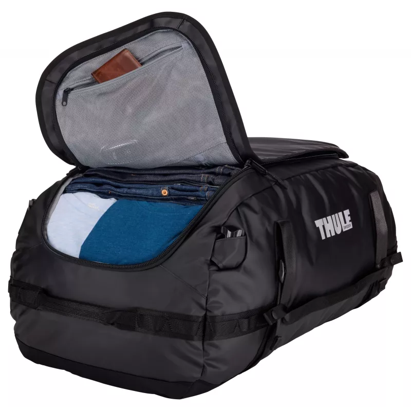 Thule Chasm TDSD304 zwart zeilzak 90 L polyester