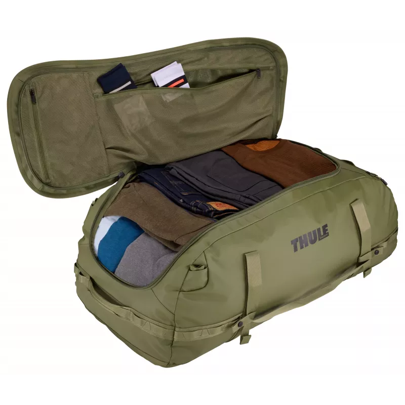 Thule Chasm TDSD305 Olivine reistas 130 l polyester olijf