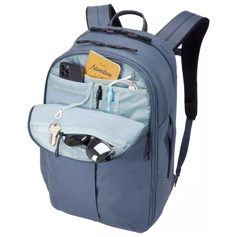 Thule Aion TATB128 Dark Slate rugzak reisrugzak grijs gerecycled polyester