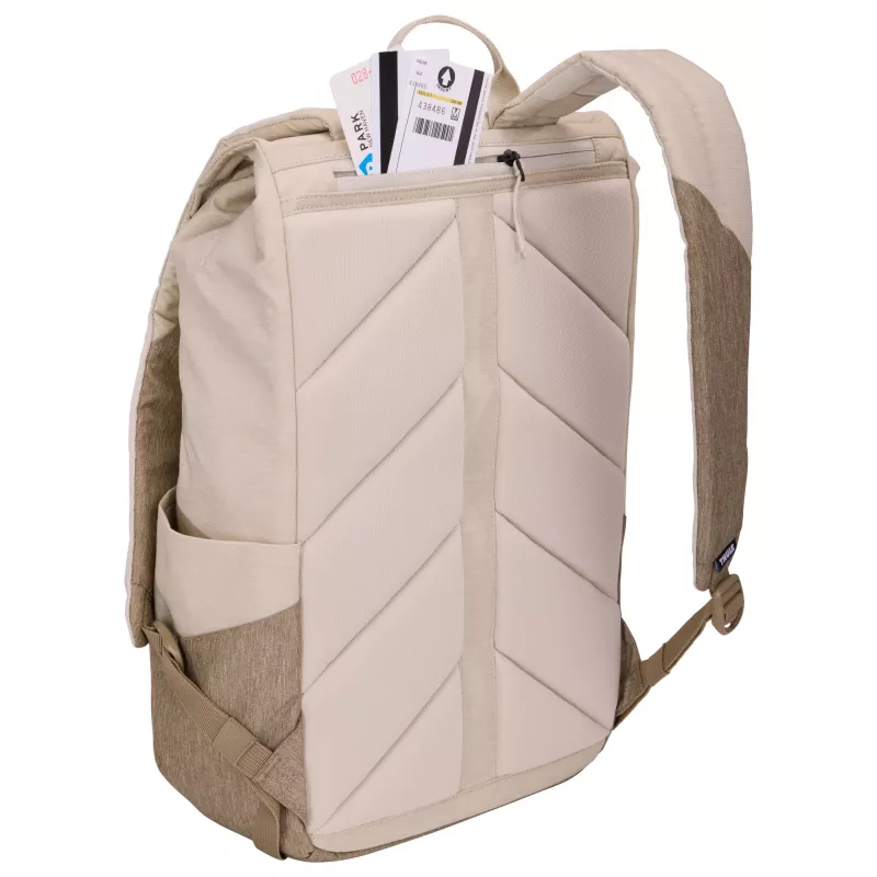 Thule Lithos TLBP213 Pelican rugzak casual rugzak bruin, crème polyester