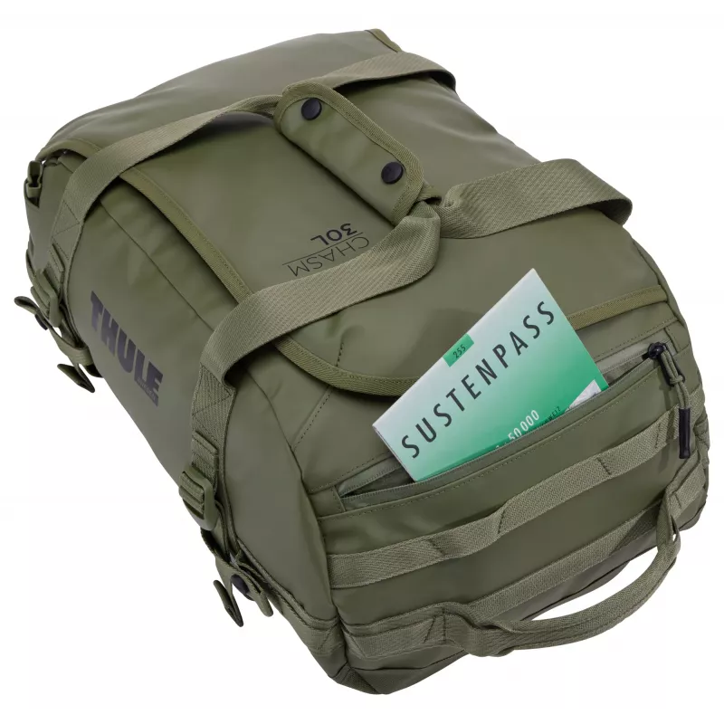 Thule Chasm TDSD301 Olivine zeilzak 30 l polyester olijf