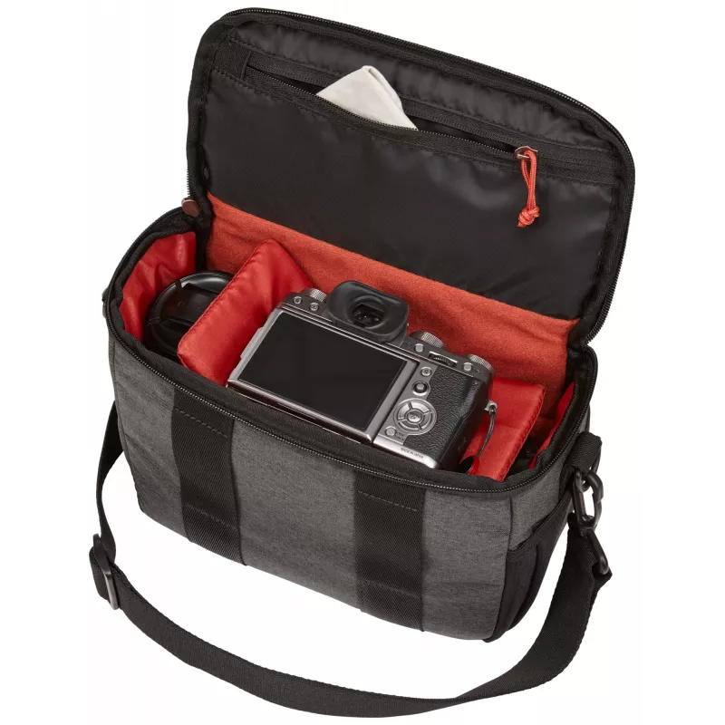 Case Logic Era CECS-103 Obsidian toploader tas grijs