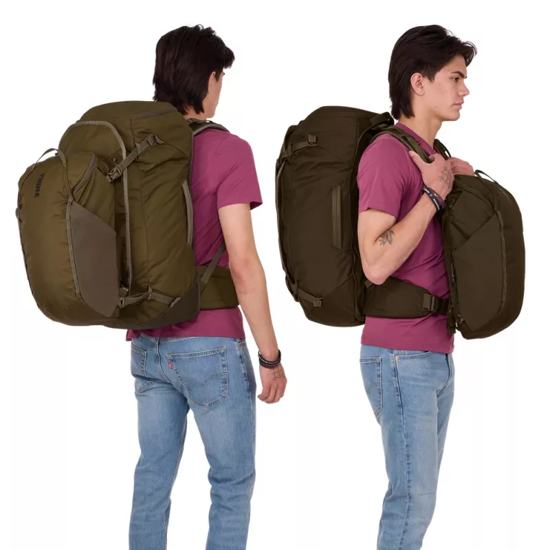 Thule TLPM270 rugzak diep khaki reisrugzak polyester