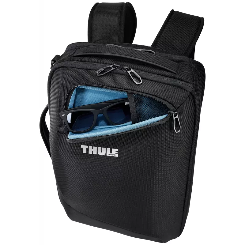 Thule Accent Convertible 17L rugzak – zwart, 17 L inhoud, omvormbare draagopties