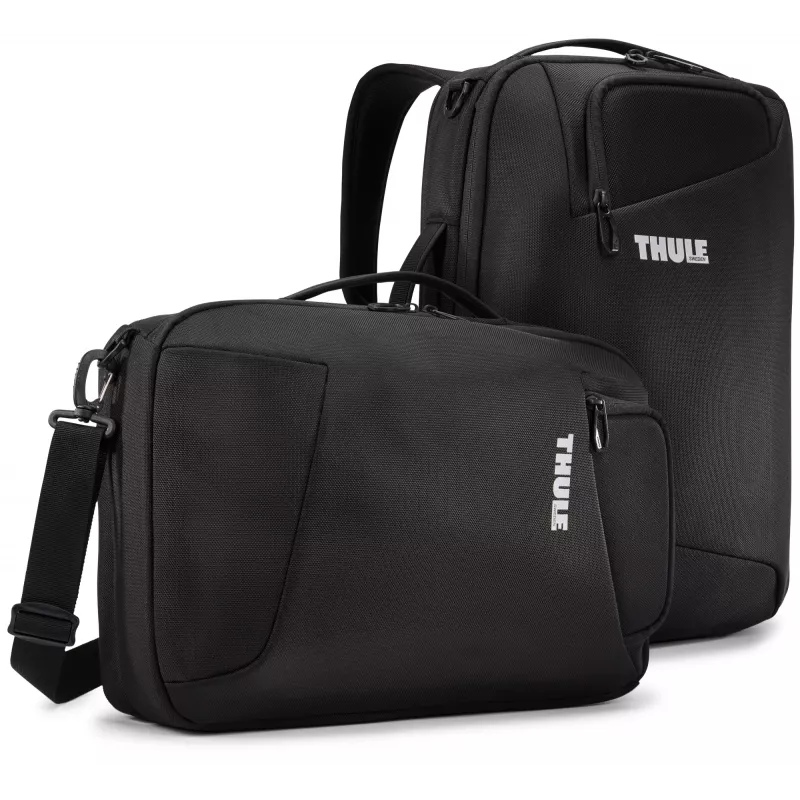 Thule Accent Convertible 17L rugzak – zwart, 17 L inhoud, omvormbare draagopties