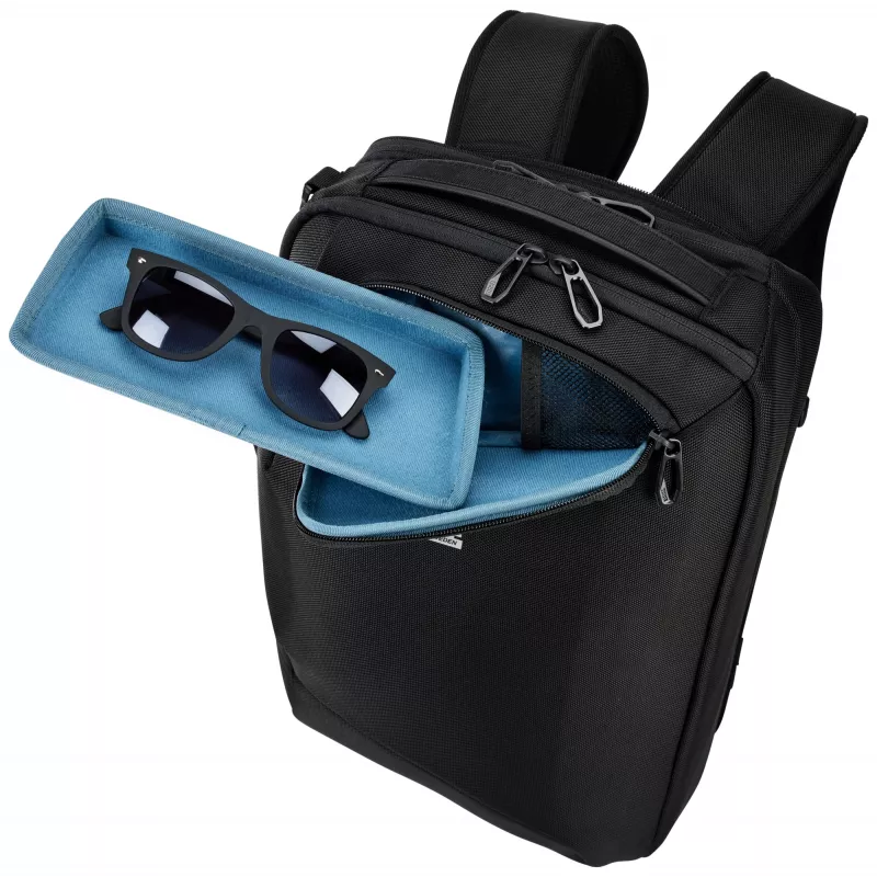 Thule Accent Convertible 17L rugzak – zwart, 17 L inhoud, omvormbare draagopties