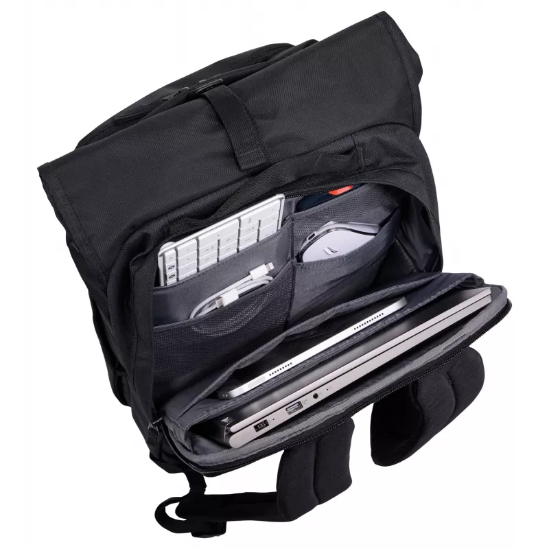 Case Logic VARIBP117 zwart rugzak casual rugzak gerecycled polyester