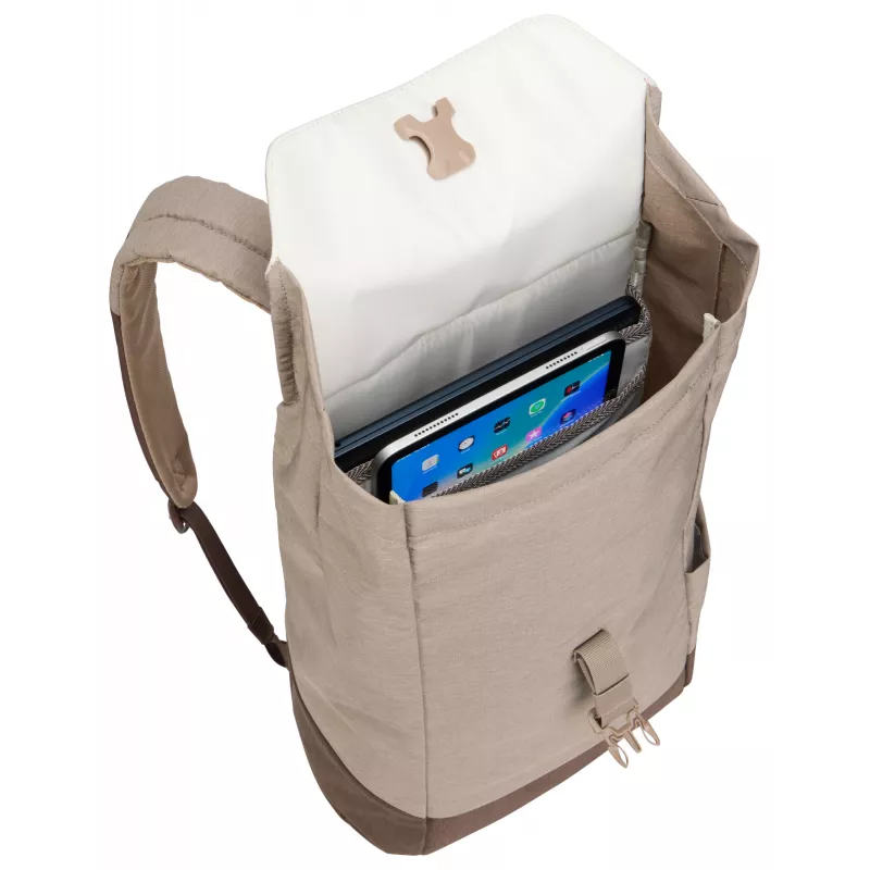 Thule Lithos TLBP213 - Nuanced brown rugzak casual rugzak zwart polyester