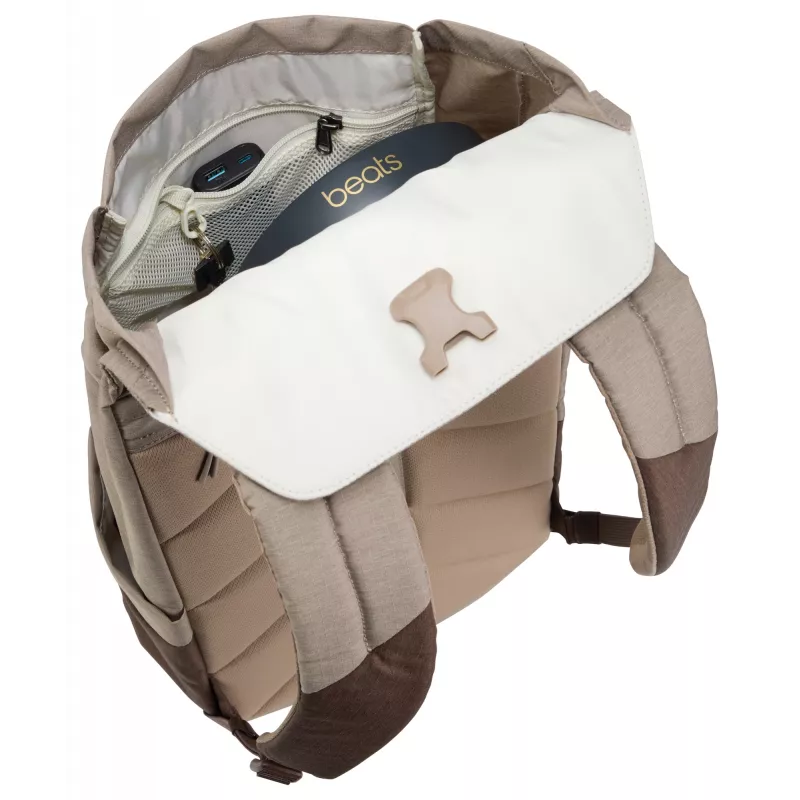 Thule Lithos TLBP213 - Nuanced brown rugzak casual rugzak zwart polyester