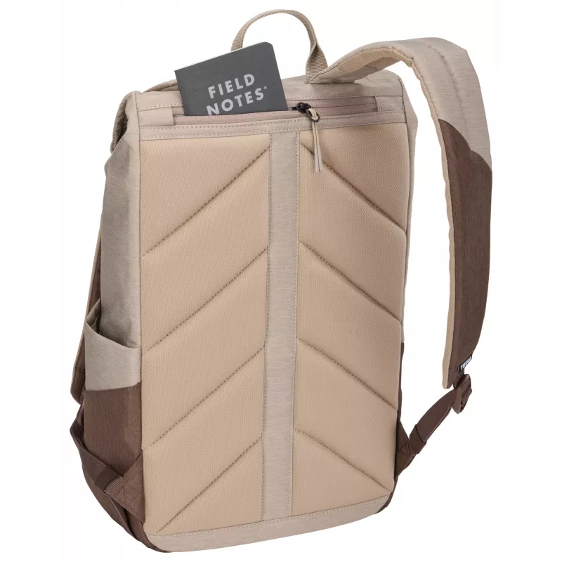Thule Lithos TLBP213 - Nuanced brown rugzak casual rugzak zwart polyester