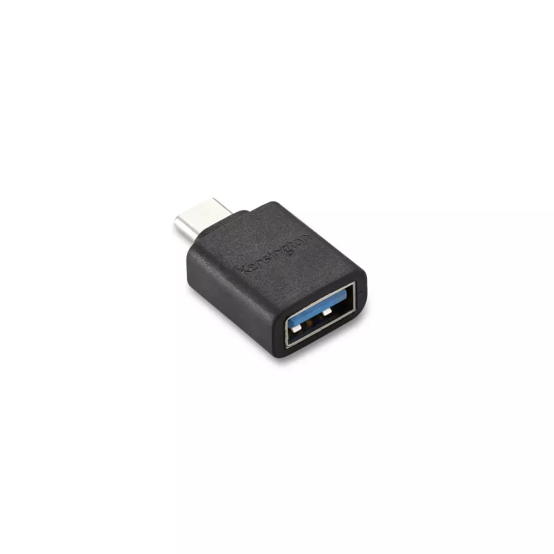Kensington CA1010 USB-C naar USB-A M/F adapter, USB-C, USB-A, zwart
