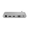Kensington UH1440P USB-C 5Gbps dual video driverloos mobiel dock - 85W pass-through power - DP/HDMI/VGA