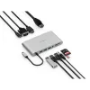 Kensington UH1440P USB-C 5Gbps dual video driverloos mobiel dock - 85W pass-through power - DP/HDMI/VGA