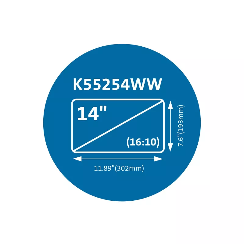 Kensington MagPro magnetisch privacyfilter voor laptops 14 inch (16:10)